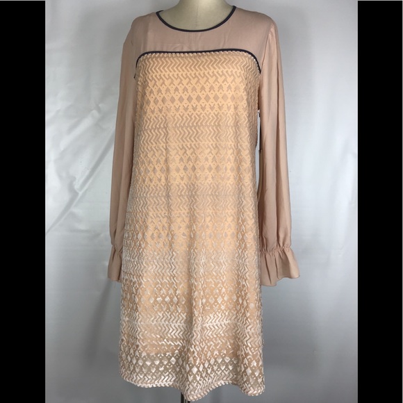 penelope rose Dresses & Skirts - Penelope rose nude tent long sleeve dress